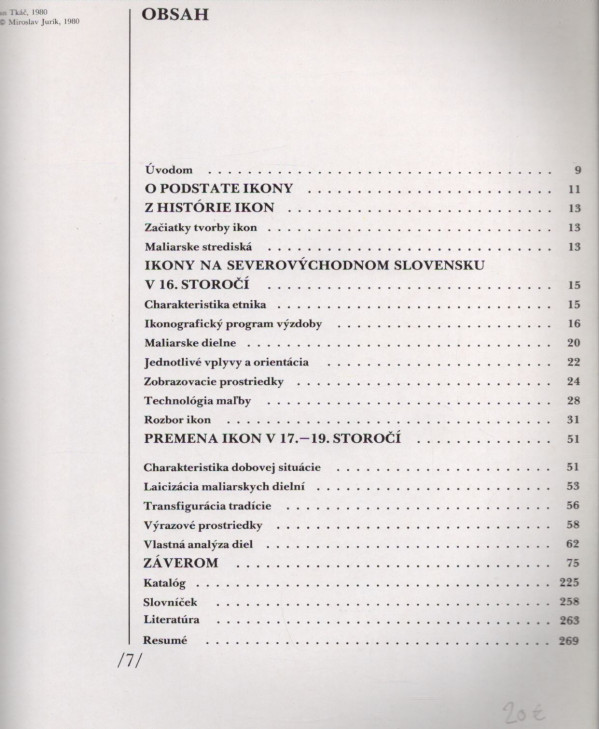 Štefan Tkáč: IKONY ZO 16. - 19. STOROČIA