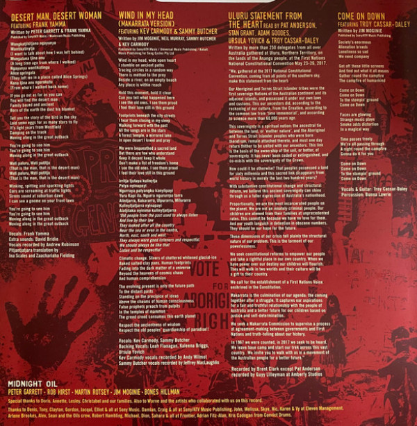 Midnight Oil: THE MAKARRATA PROJECT - LP