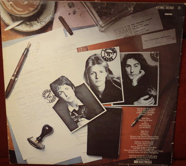 Paul McCartney, Linda McCartney, Denny Laine: BAND ON THE RUN