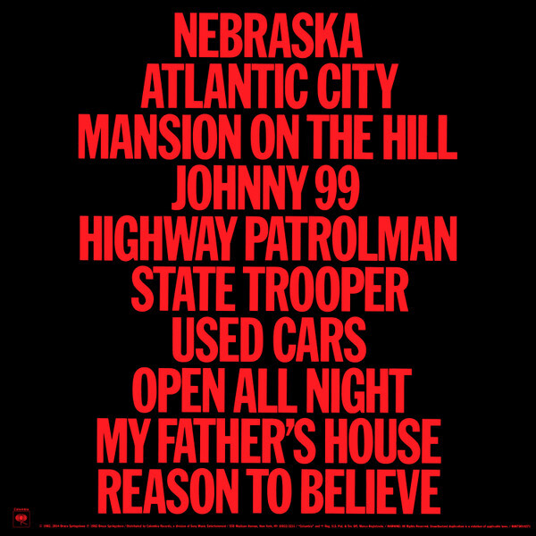 Bruce Springsteen: NEBRASKA - LP