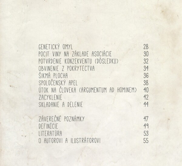 Ali Almossawi: ILUSTROVANÁ KNIHA ZLÝCH ARGUMENTOV