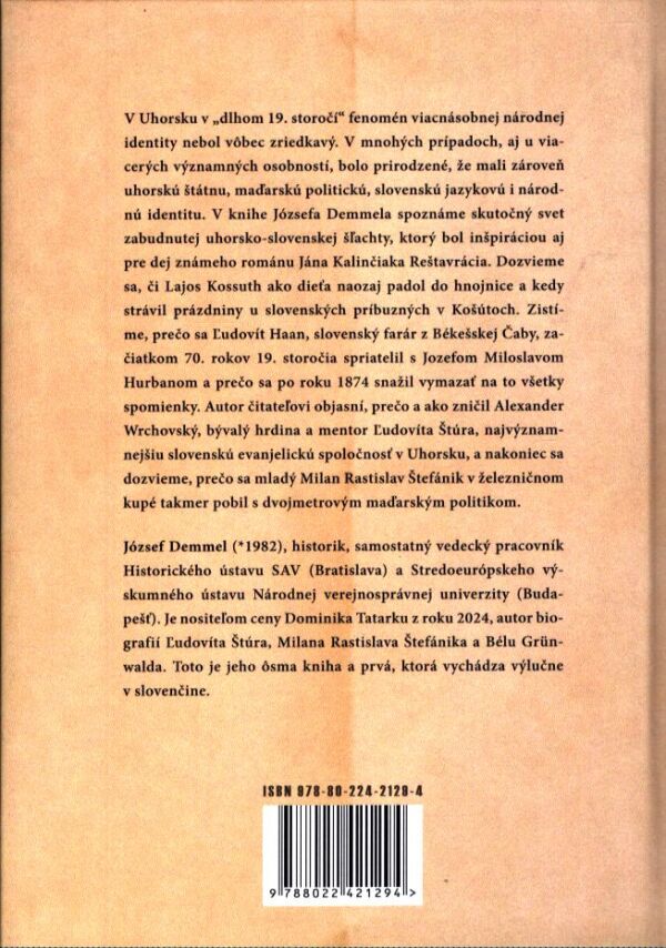 József Demmel: SLOVÁCI A MAĎARI NA POHRANIČÍ DVOJITEJ IDENTITY