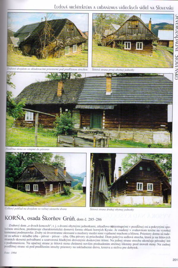 ĽUDOVÁ ARCHITEKTÚRA A URBANIZMUS VIDIECKYCH SÍDIEL NA SLOVEN