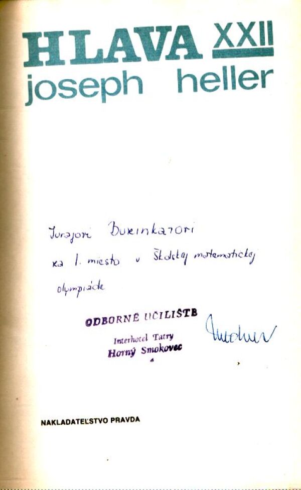 Joseph Heller: HLAVA XXII