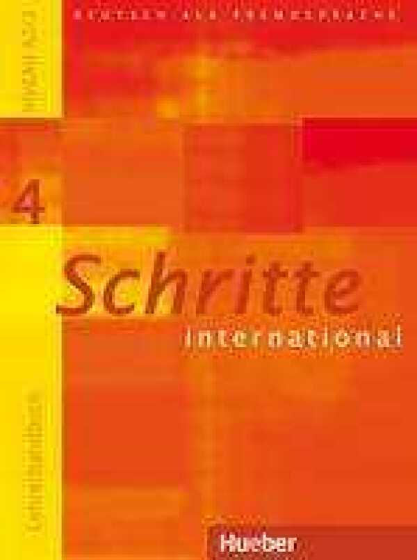 Susanne Kalender, Petra Klimaszyk: SCHRITTE INTERNATIONAL 4 - LEHRERHANDBUCH