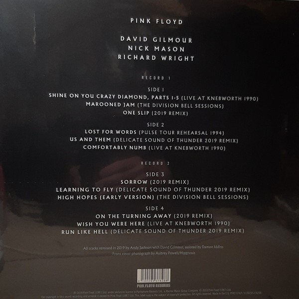 Pink Floyd: THE LATER YEARS 1987-2019 - 2 LP