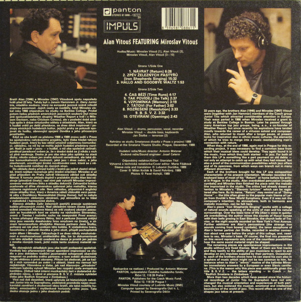 Alan Vitouš, Miroslav Vitouš: ALAN VITOUŠ FEATURING MIROSLAV VITOUŠ - LP
