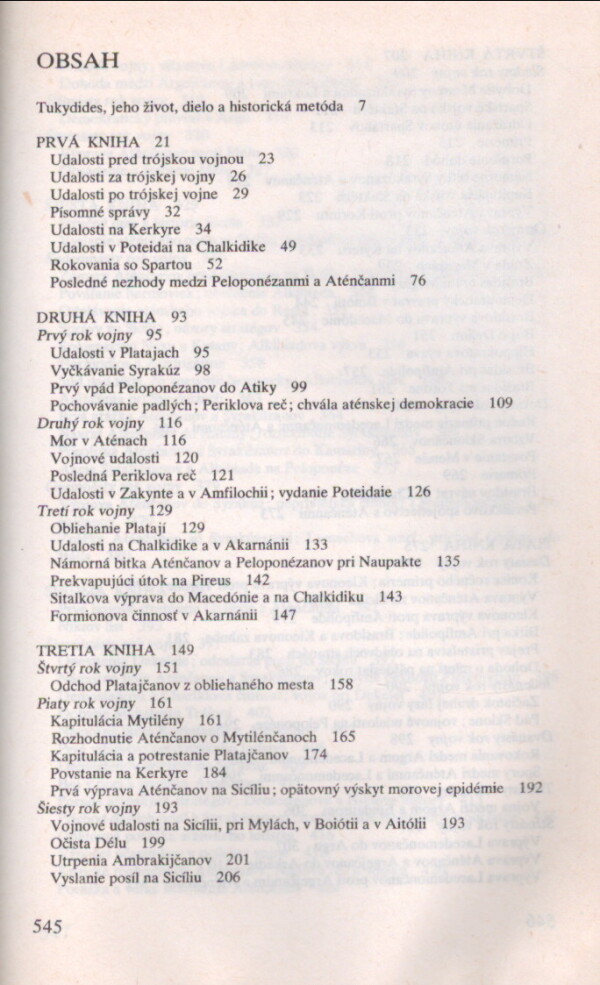 Tukydides: DEJINY PELOPONÉZSKEJ VOJNY
