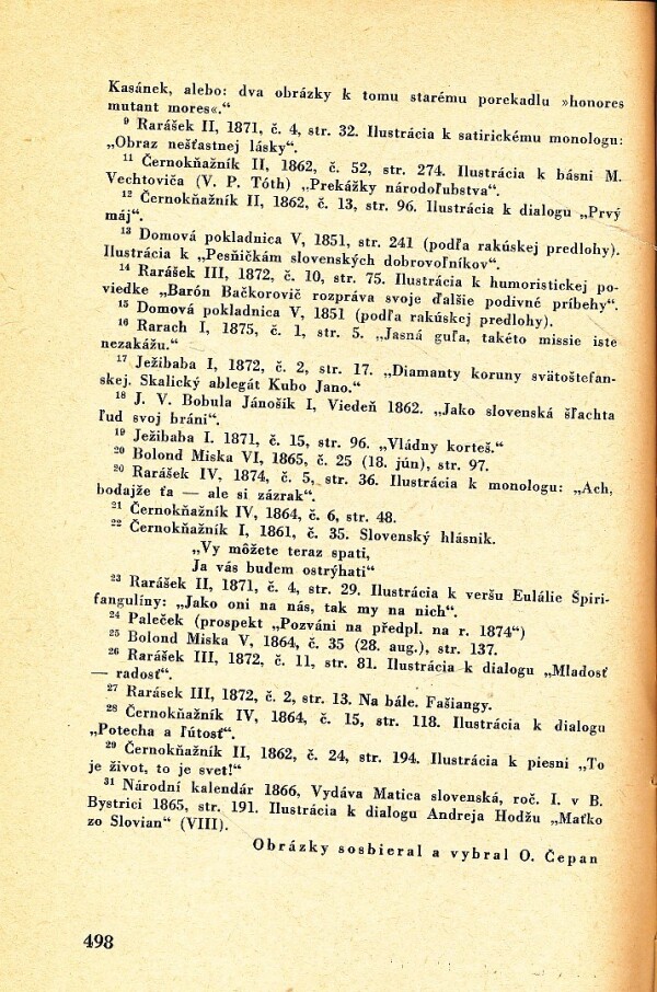 Jonáš Záborský: VÝBER Z DIELA I.