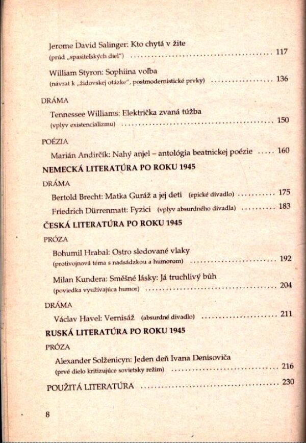 Milada Caltíková: SPRIEVODCA DIELAMI SLOVENSKEJ A SVETOVEJ LITERATÚRY 3