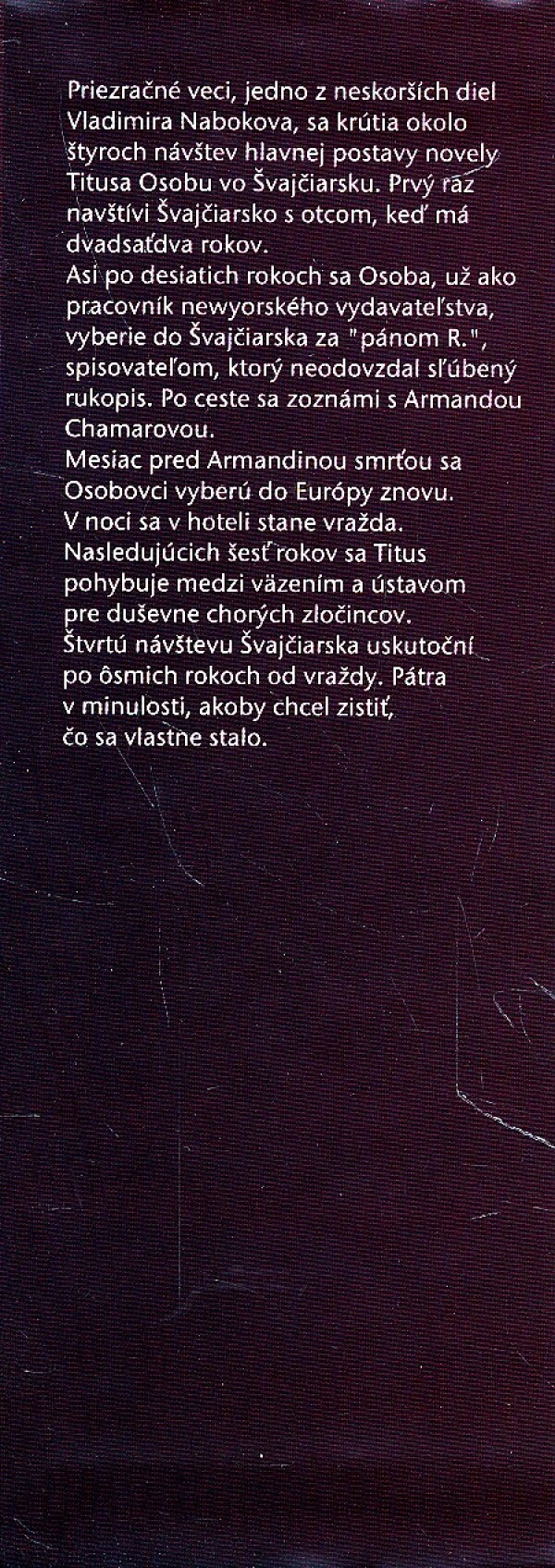 Vladimir Nabokov: PRIEZRAČNÉ VECI