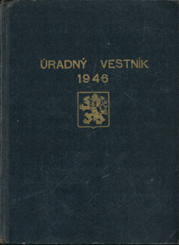 ÚRADNÝ VESTNÍK 1946 I,II