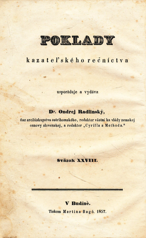 Antoň Palšovič: KÁZNĚ SVIATOČNÉ A PRÍLEŽITOSTNÉ