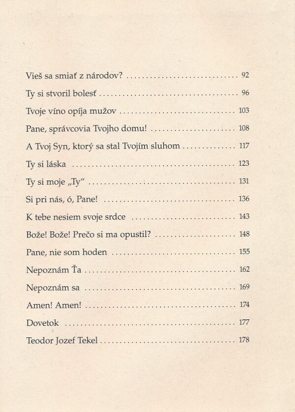 Peter Lippert: ČLOVEK JÓB HOVORÍ S BOHOM