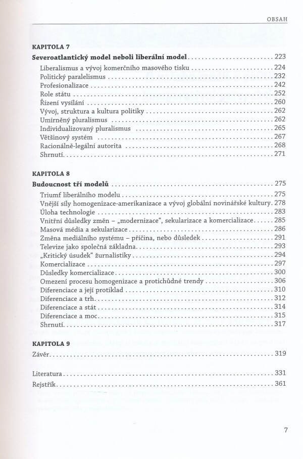 Daniel C. Hallin, Paolo Mancini: SYSTÉMY MÉDIÍ V POSTMODERNÍM SVĚTĚ