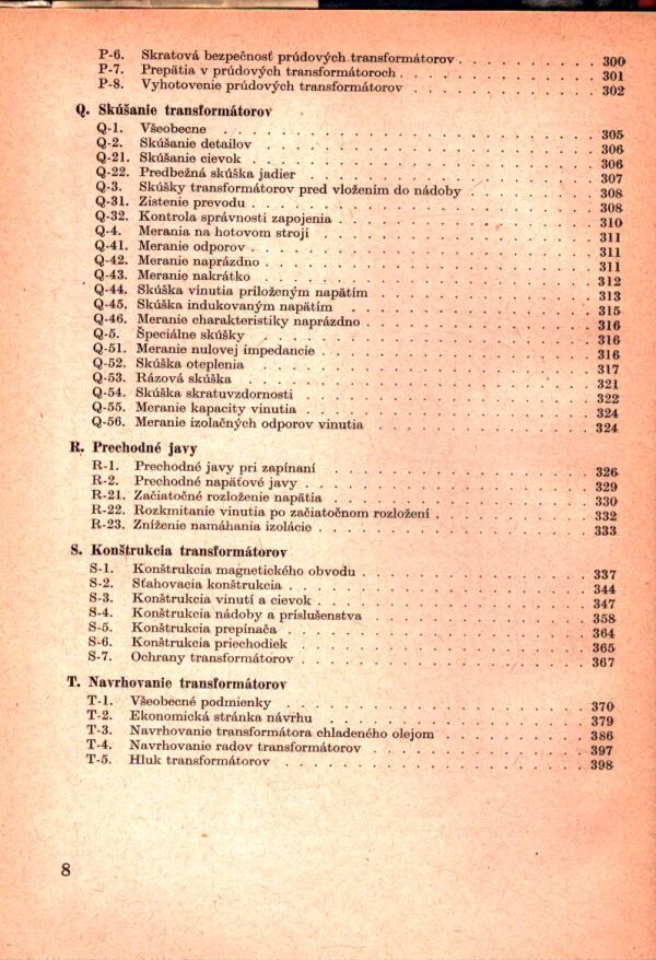 J. Jarošek, R. Plencner: TRANSFORMÁTORY