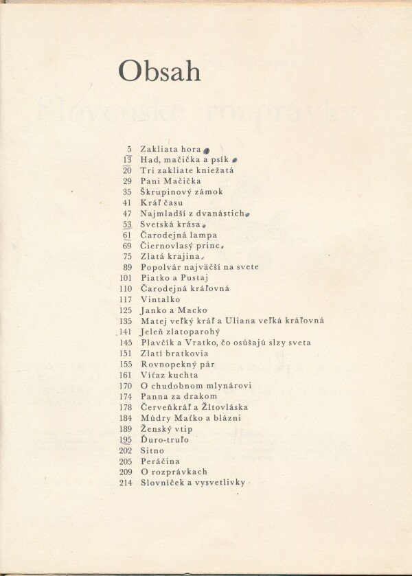 Pavol Dobšinský: SLOVENSKÉ ROZPRÁVKY 2