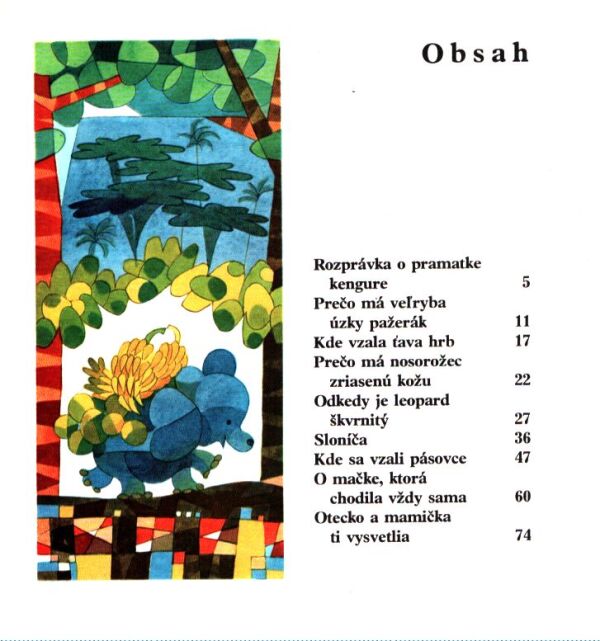 Rudyard Kipling: ROZPRÁVKY O PRAMATKE KENGURE A INÝCH ZVIERATKÁCH