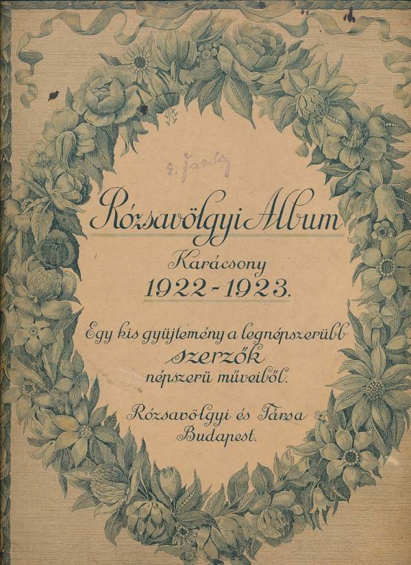 RÓZSAVOLGYI ALBUM KARÁCSONY 1922-1923