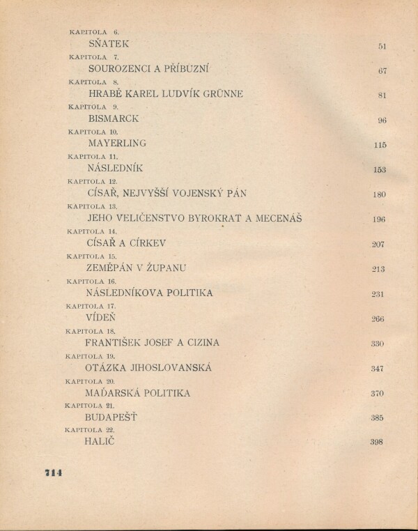 Bedřich Hlaváč: FRANTIŠEK JOSEF I.