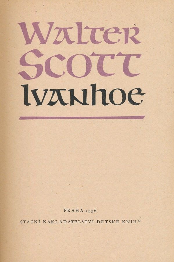 Walter Scott: IVANHOE