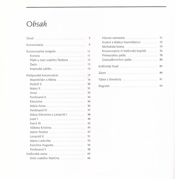 Štefan Holčík: KORUNOVAČNÉ SLÁVNOSTI