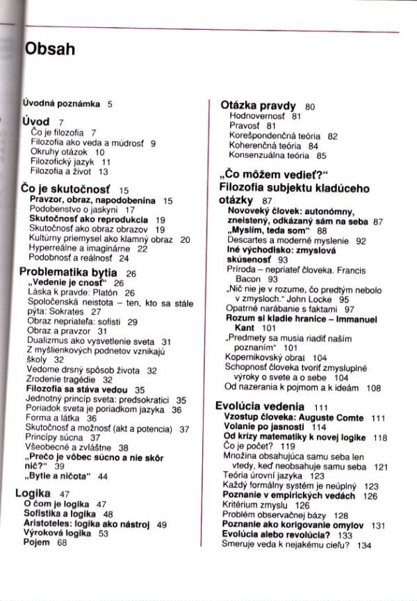 M. Fürstová, J. Trinks: FILOZOFIA