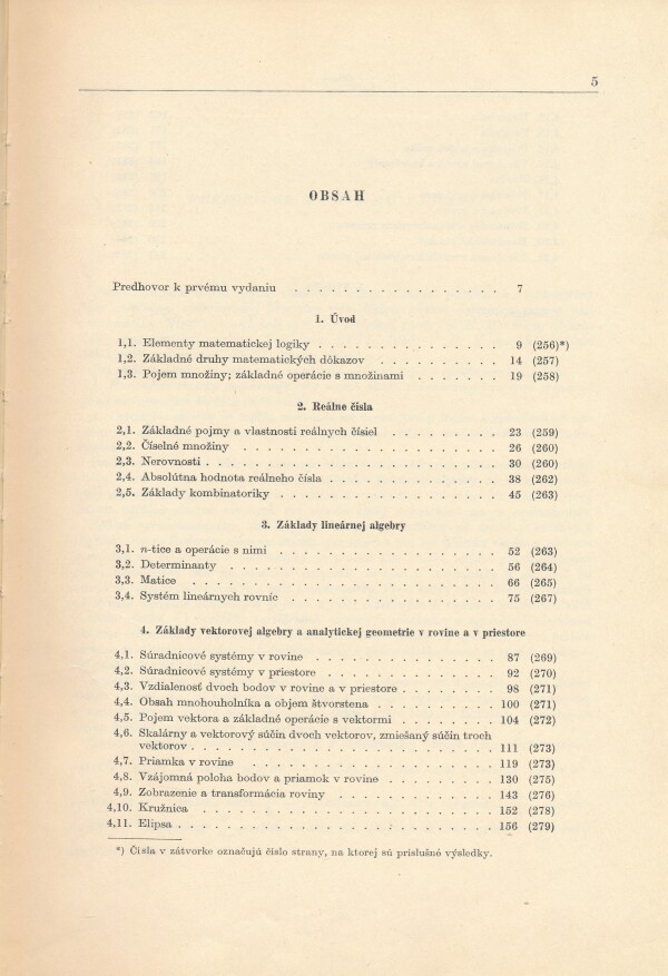 J. Eliaš, J. Horváth, J. Kajan: ZBIERKA ÚLOH Z VYŠŠEJ MATEMATIKY 1
