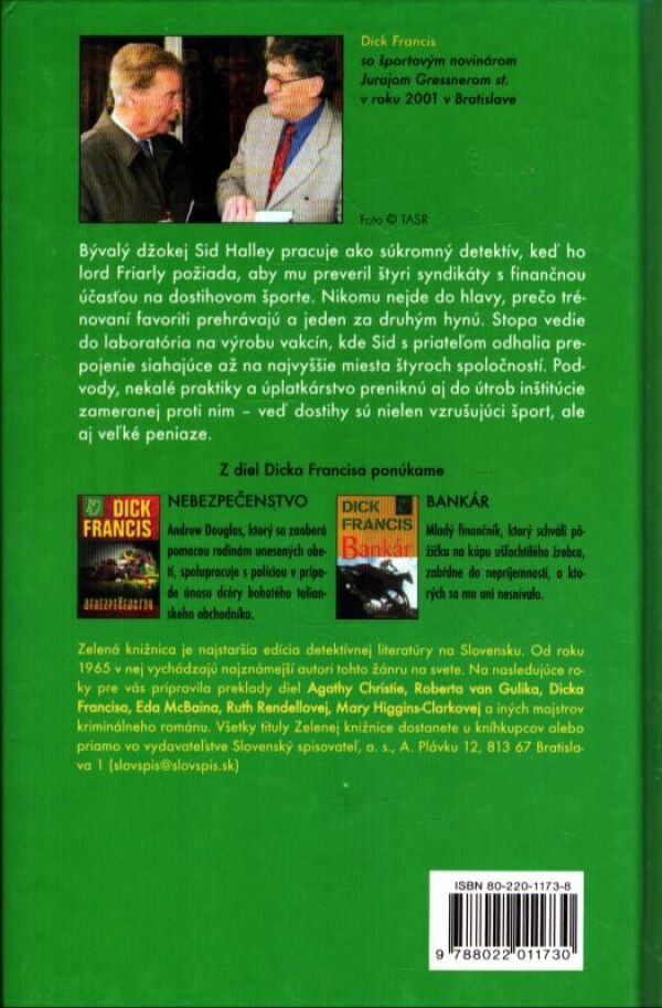 Dick Francis: TIGRIA KLIETKA