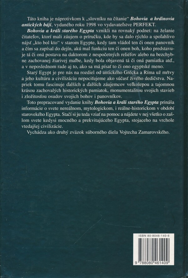Vojtech Zamarovský: BOHOVIA A KRÁLI STARÉHO EGYPTA