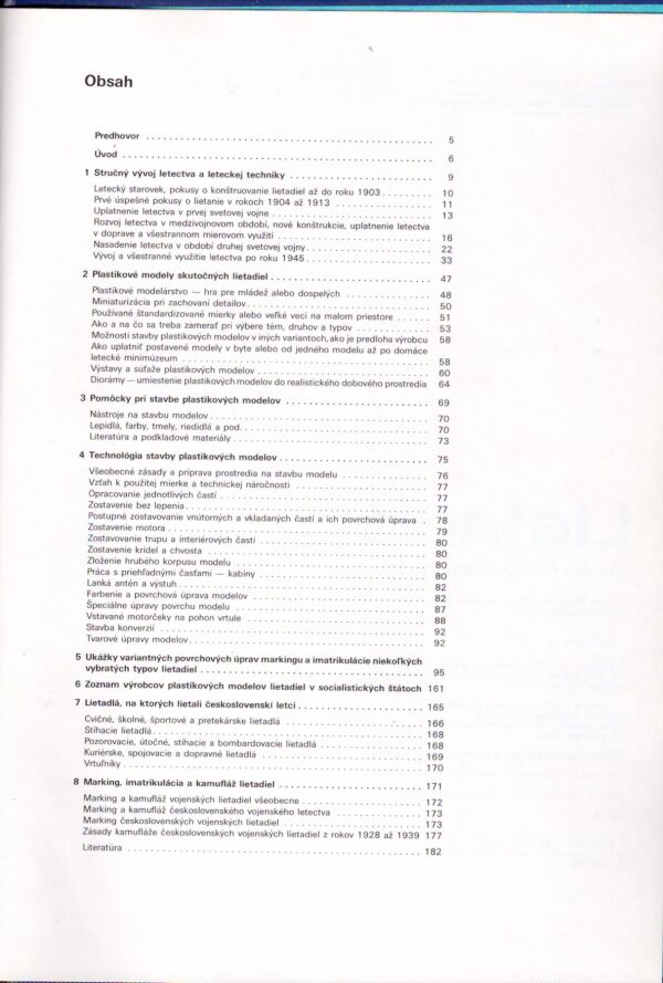 Š. Androvič, F. Válek, I. Spiška: LIETADLÁ - STAVBA PLASTIKOVÝCH MODELOV