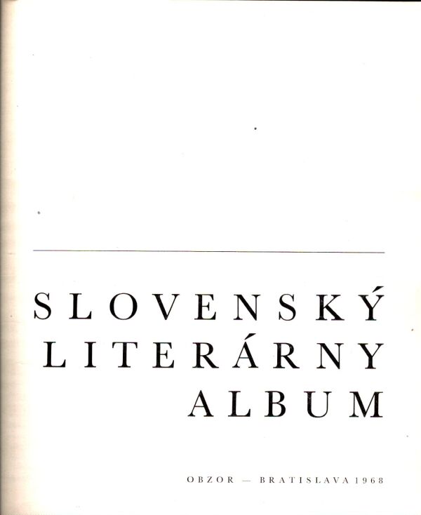 SLOVENSKÝ LITERÁRNY ALBUM