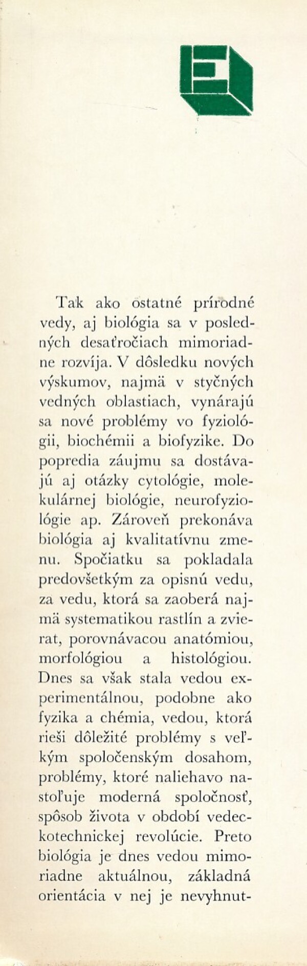 MALÁ ENCYKLOPÉDIA BIOLÓGIE