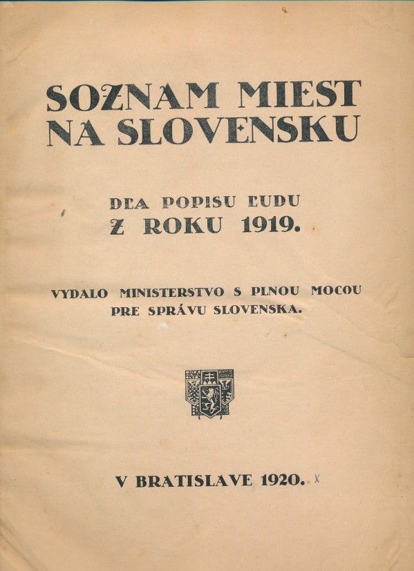 SOZNAM MIEST NA SLOVENSKU