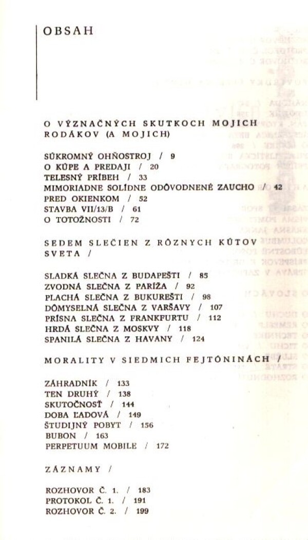 Peter Karvaš: HUMORESKY A INÉ KRATOCHVÍLE