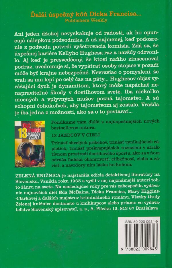 Dick Francis: Vyšetrovanie