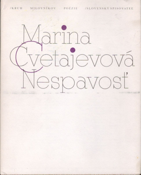 Marina Cvetajevová: NESPAVOSŤ