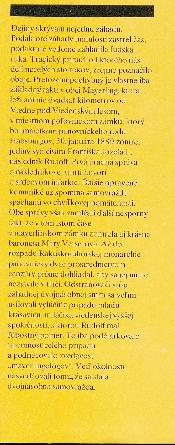 István Bart: RUDOLF, NEŠŤASTNÝ NÁSLEDNÍK