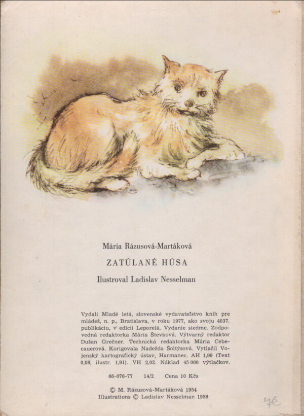 Mária Rázusová-Martáková: ZATÚLANÉ HÚSA