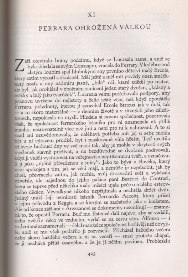 Maria Bellonciová: LUCREZIA BORGIA