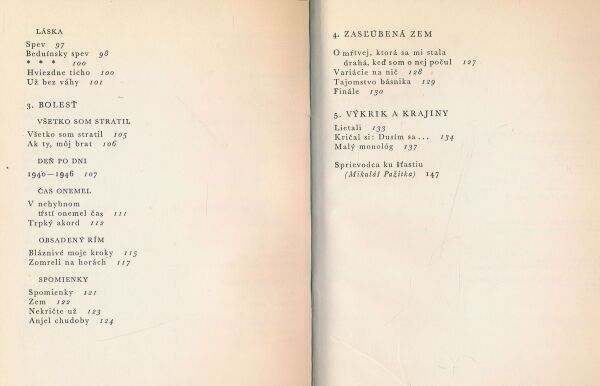Giuseppe Ungaretti: Sny a akordy