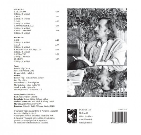 Jaro Filip: CEZ OKNO - BLUE VINYL - LP