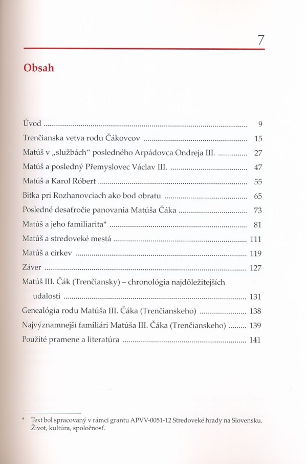 Ján Lukačka: MATÚŠ ČÁK TRENČIANSKY