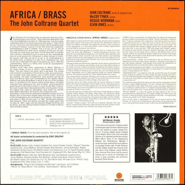 The John Coltrane Quartet: AFRIKA / BRASS - LP