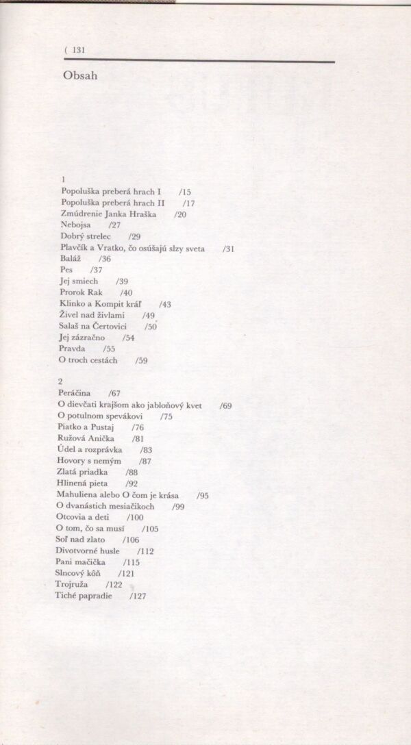 Milan Rúfus: TICHÉ PAPRADIE