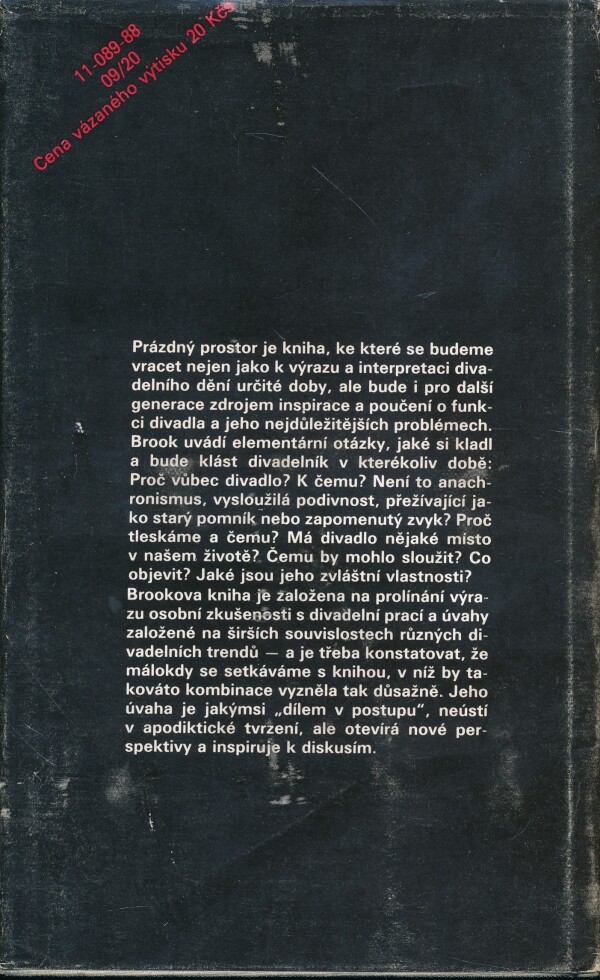 Peter Brook: PRÁZDNÝ PROSTOR