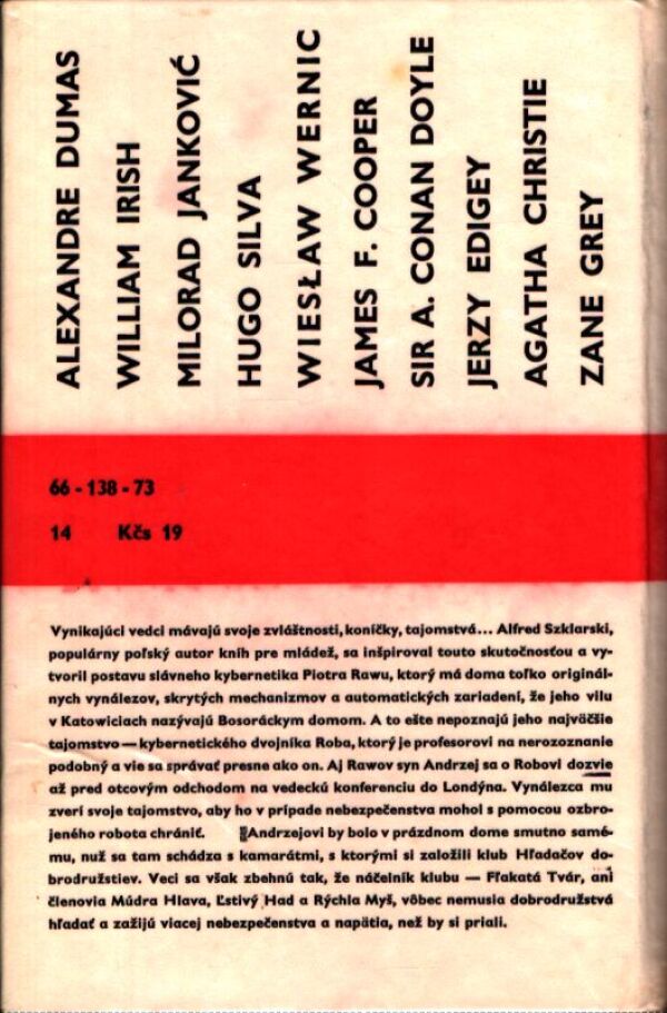 Alfred Szklarski: DVOJNÍK PROFESORA RAWU