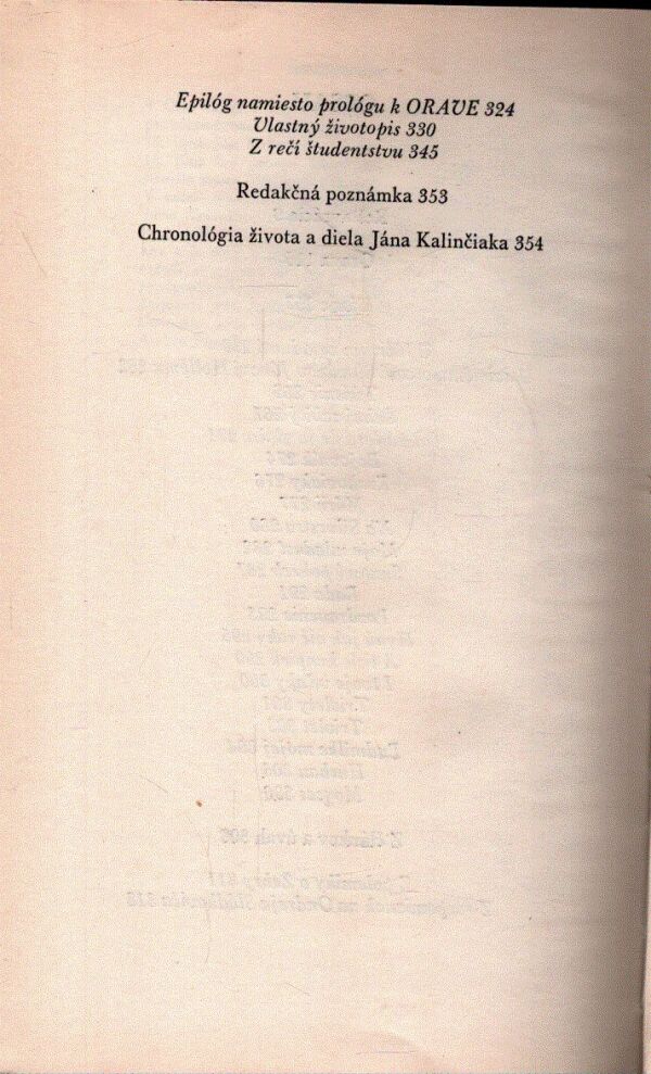 Ján Kalinčiak: KALINČIAK I., II.