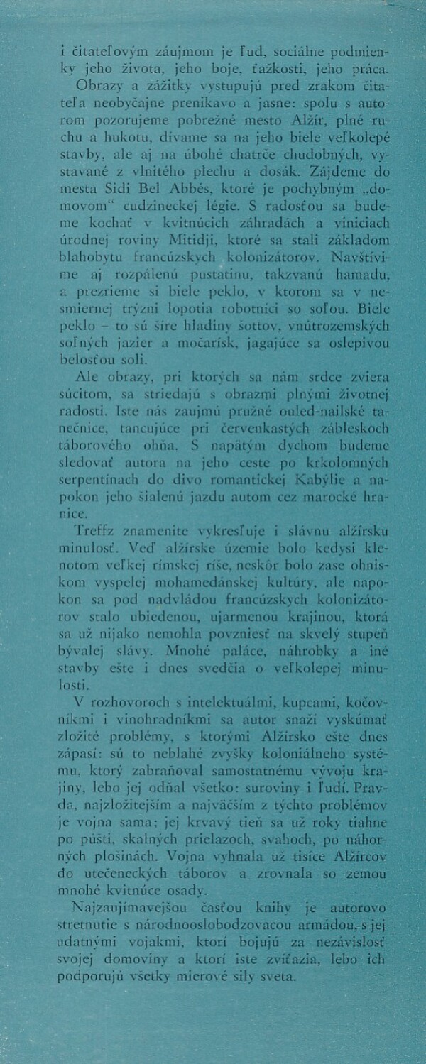 H.A.W. Treffz: OSTROV MEDZI MOROM A PÚŠŤOU