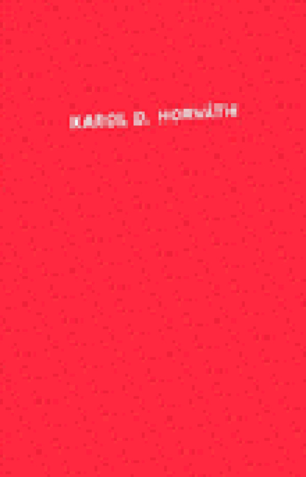 Karol Horváth: KAROL D. HORVÁTH